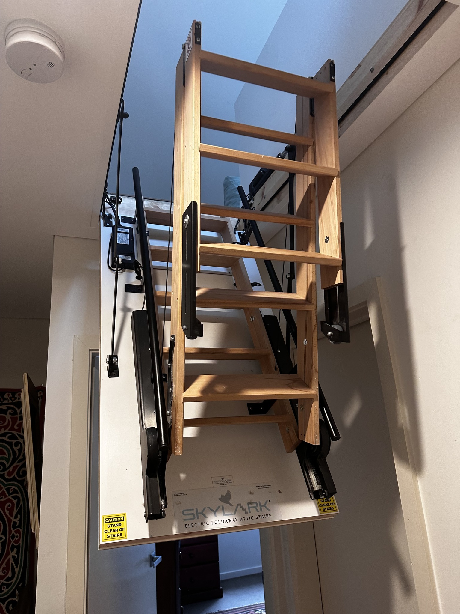 Skylark Electric Foldaway Attic Stairs installed in Sydney home
