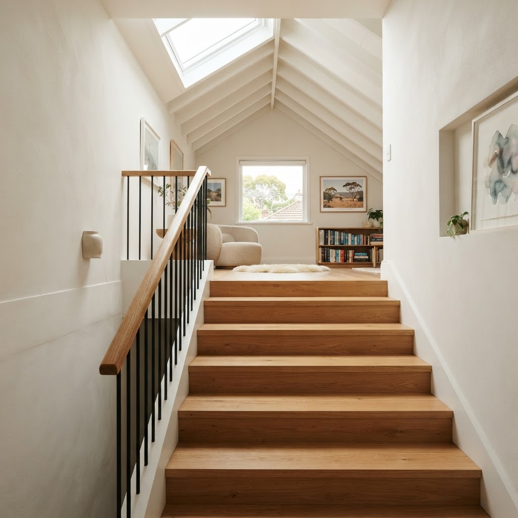 Custom staircase and access